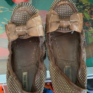 Miu Miu Ballet Moccasins